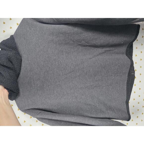 Victorias Secret Pink Grey Reversible Sherpa Hoodie Jacket Full zip SMALL - Picture 7 of 8